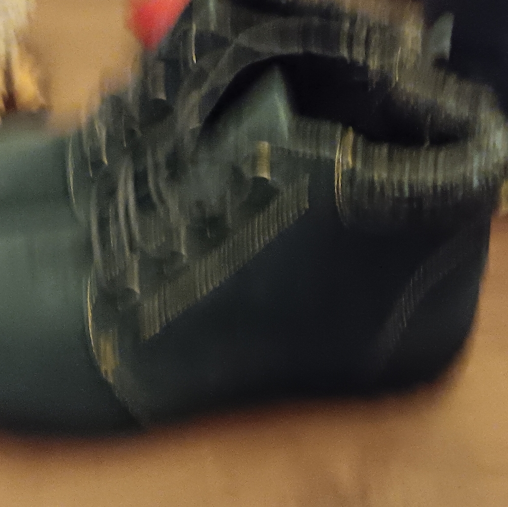Blue suede booties size 9.5